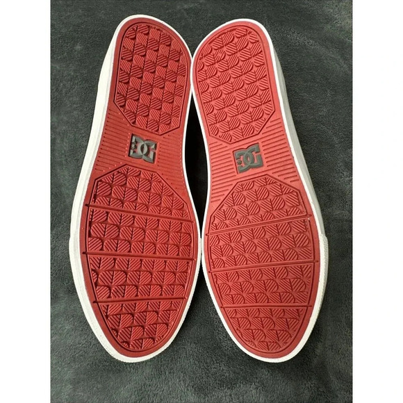 DC Men's Tonik Black/Grey Red Leather Shoes Size 11 Skateboarding Sneake… - Picture 14 of 16
